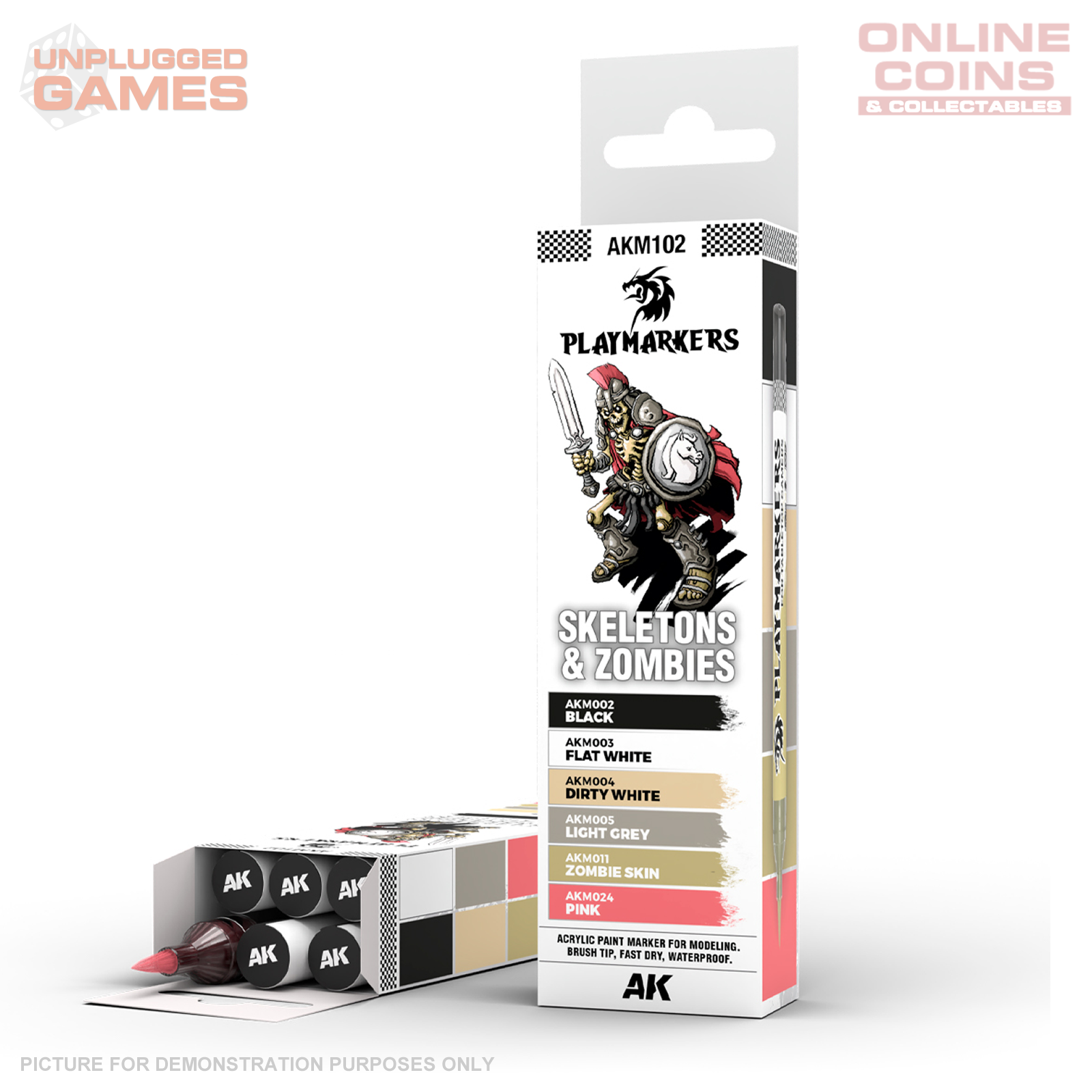 AK Interactive - Playmarkers - Sets - SKELETONS & ZOMBIES